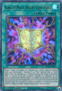 Rank-Up-Magic Argent Chaos Force - Brothers of Legend (BROL) #BROL-EN091 - Ultra Rare YuGiOh Trading Card