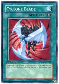 Cyclone Blade trading card from Duelist Pack 5: Aster Phoenix Cyclone Blade - Duelist Pack 5: Aster Phoenix YuGiOh trading card