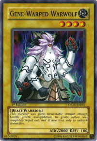 Gene-Warped Warwolf - Strike of Neos (STON) #STON-EN001 - Super Rare YuGiOh Trading Card
