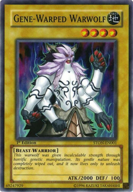 Gene-Warped Warwolf - Strike of Neos YuGiOh trading card