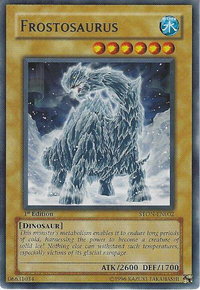 Frostosaurus - Strike of Neos (STON) #STON-EN002 - Rare YuGiOh Trading Card