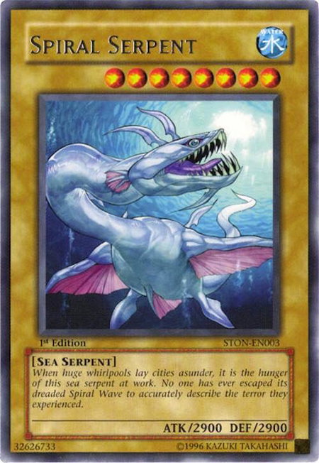Spiral Serpent - Strike of Neos YuGiOh trading card