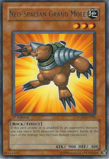 Neo-Spacian Grand Mole - Strike of Neos YuGiOh trading card