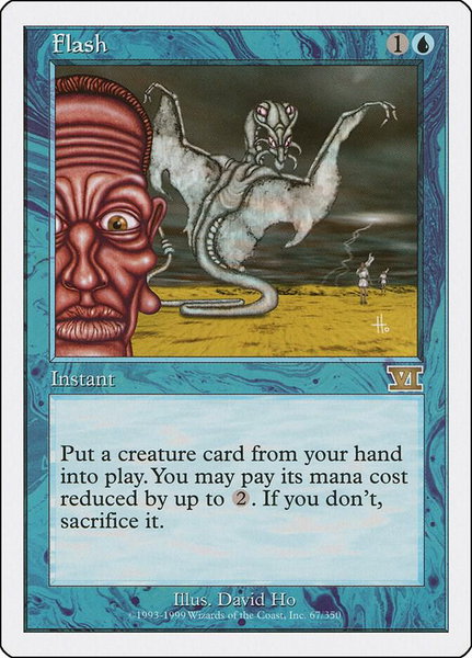 Flash trading card from Classic Sixth Edition Flash - Classic Sixth Edition Magic: The Gathering trading card