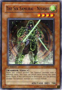 The Six Samurai - Nisashi - Strike of Neos (STON) #STON-EN010 - Common / Short Print YuGiOh Trading Card