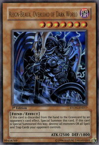 Reign-Beaux, Overlord of Dark World - Strike of Neos (STON) #STON-EN017 - Ultra Rare YuGiOh Trading Card