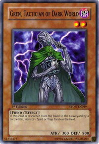 Gren, Tactician of Dark World - Strike of Neos (STON) #STON-EN019 - Common / Short Print YuGiOh Trading Card