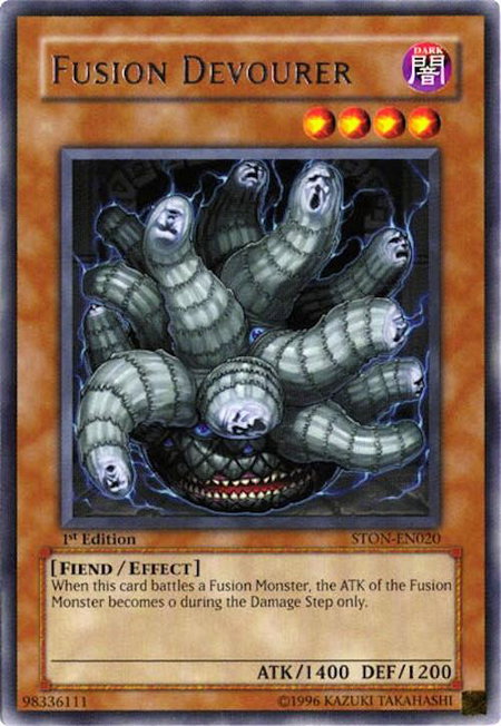 Fusion Devourer - Strike of Neos YuGiOh trading card