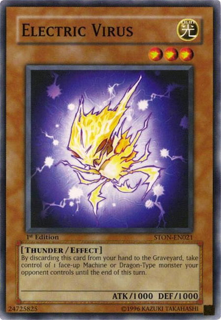 Electric Virus - Strike of Neos YuGiOh trading card