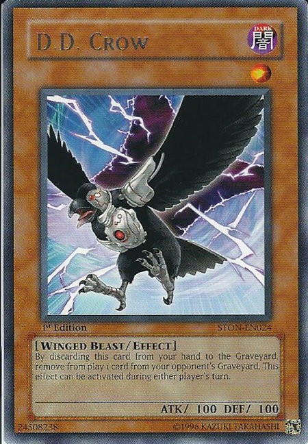 D.D. Crow - Strike of Neos YuGiOh trading card