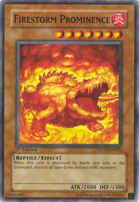 Firestorm Prominence - Strike of Neos (STON) #STON-EN026 - Common / Short Print YuGiOh Trading Card