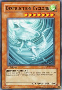 Destruction Cyclone - Strike of Neos (STON) #STON-EN028 - Common / Short Print YuGiOh Trading Card