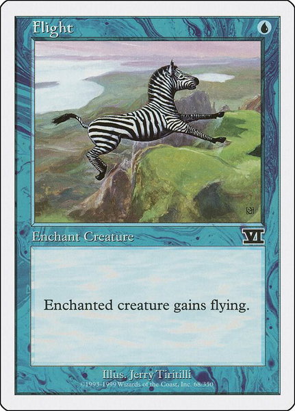 Flight trading card from Classic Sixth Edition Flight - Classic Sixth Edition Magic: The Gathering trading card