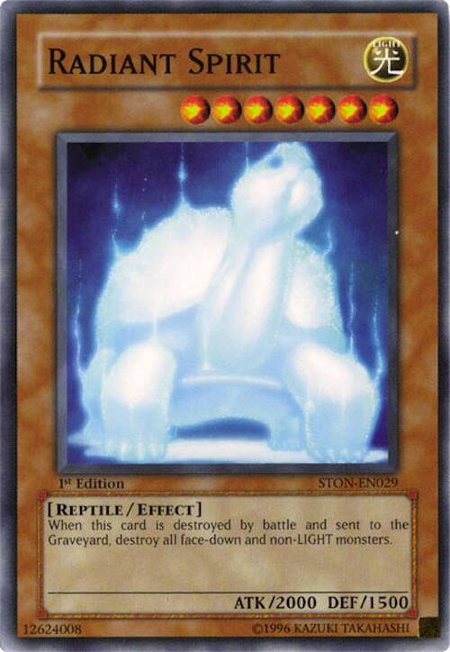 Radiant Spirit - Strike of Neos YuGiOh trading card