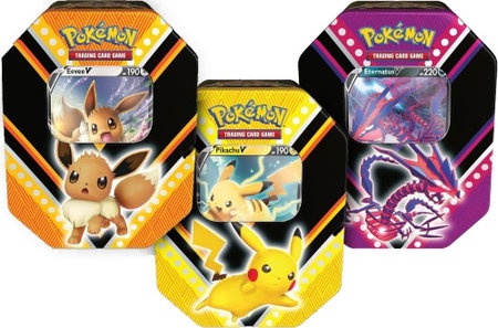 V Powers Tin [Set of 3] (International Version) - Miscellaneous Cards & Products Pokémon trading card