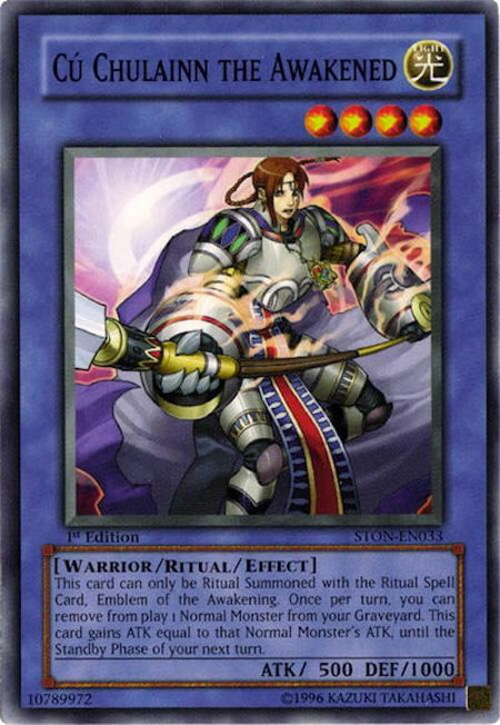 Cu Chulainn the Awakened - Strike of Neos YuGiOh trading card