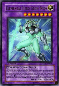 Elemental Hero Glow Neos - Strike of Neos (STON) #STON-EN036 - Ultra Rare YuGiOh Trading Card