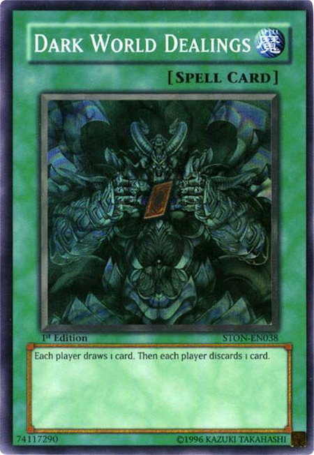 Dark World Dealings - Strike of Neos YuGiOh trading card