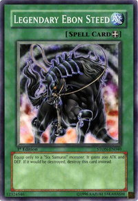 Legendary Ebon Steed - Strike of Neos (STON) #STON-EN040 - Common / Short Print YuGiOh Trading Card