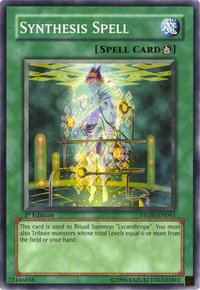 Synthesis Spell - Strike of Neos (STON) #STON-EN043 - Common / Short Print YuGiOh Trading Card