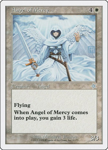Angel of Mercy - Starter 1999 Magic: The Gathering trading card