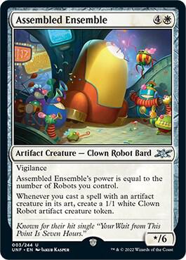 Assembled Ensemble - Unfinity Magic: The Gathering trading card