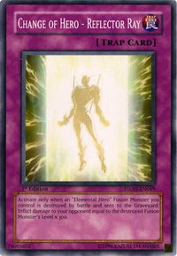 Change of Hero - Reflector Ray - Strike of Neos (STON) #STON-EN049 - Common / Short Print YuGiOh Trading Card