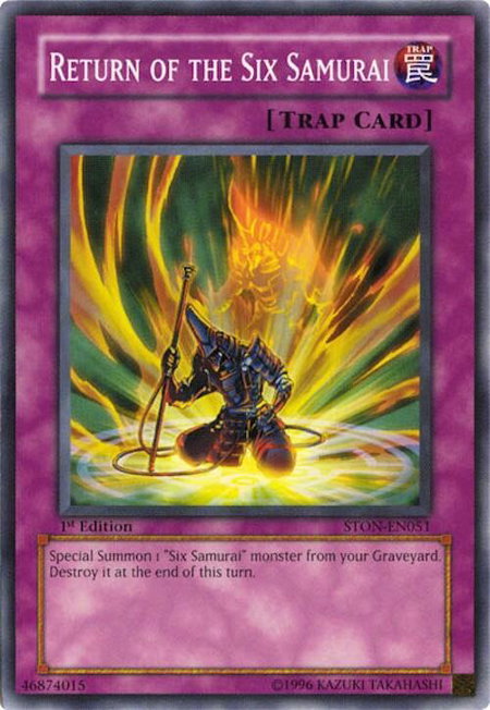 Return of the Six Samurai - Strike of Neos YuGiOh trading card