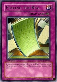 Pulling the Rug - Strike of Neos (STON) #STON-EN060 - Rare YuGiOh Trading Card