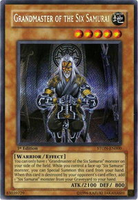 Grandmaster of the Six Samurai - Strike of Neos (STON) #STON-EN000 - Secret Rare YuGiOh Trading Card