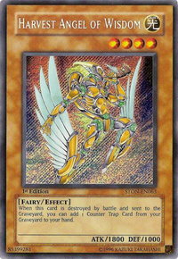 Harvest Angel of Wisdom - Strike of Neos (STON) #STON-EN063 - Secret Rare YuGiOh Trading Card