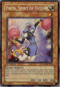 Freya, Spirit of Victory - Strike of Neos (STON) #STON-EN064 - Secret Rare YuGiOh Trading Card