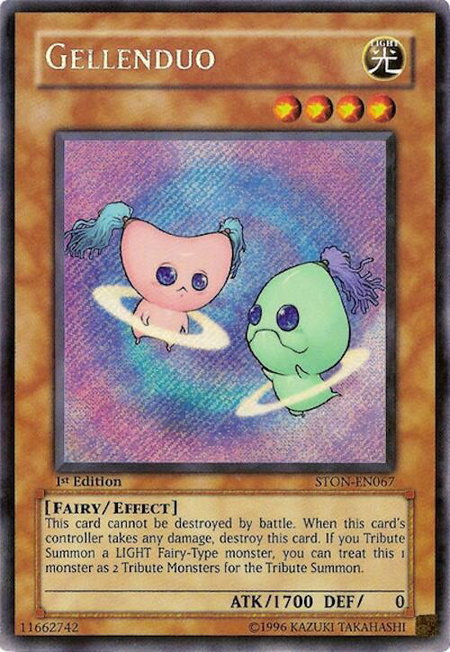 Gellenduo - Strike of Neos YuGiOh trading card