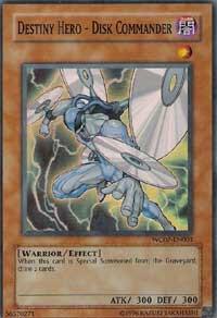 Destiny HERO - Disk Commander - World Championship 2007 YuGiOh trading card