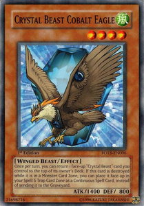 Crystal Beast Cobalt Eagle - Force of the Breaker (FOTB) #FOTB-EN006 - Common / Short Print YuGiOh Trading Card
