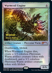 Wurmcoil Engine (Winner) - Game Day & Store Championship Promos (GAME) #3 - Promo Magic: The Gathering Trading Card