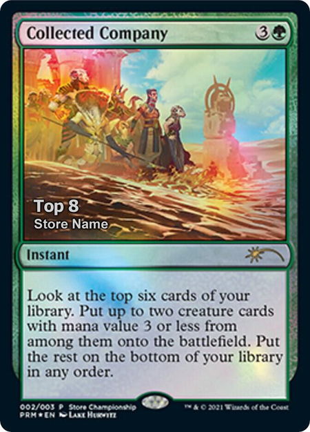 Collected Company (Top 8) - Game Day & Store Championship Promos Magic: The Gathering trading card