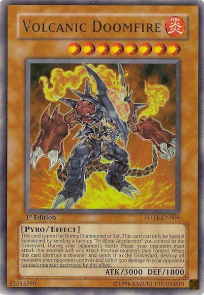 Volcanic Doomfire - Force of the Breaker YuGiOh trading card