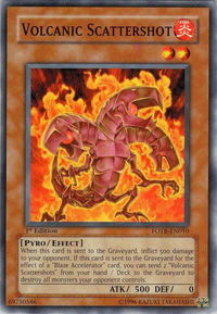 Volcanic Scattershot - Force of the Breaker (FOTB) #FOTB-EN010 - Common / Short Print YuGiOh Trading Card