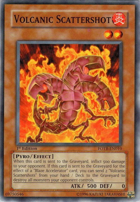 Volcanic Scattershot - Force of the Breaker YuGiOh trading card