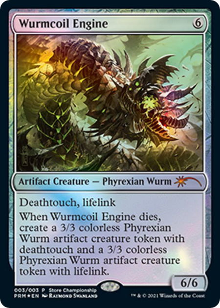 Wurmcoil Engine - Game Day & Store Championship Promos Magic: The Gathering trading card