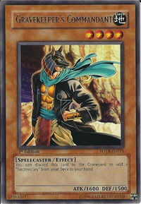 Gravekeeper's Commandant - Force of the Breaker (FOTB) #FOTB-EN015 - Rare YuGiOh Trading Card