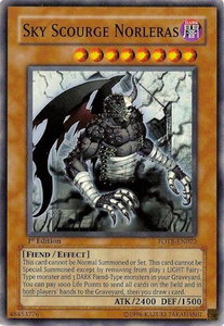 Sky Scourge Norleras - Force of the Breaker (FOTB) #FOTB-EN022 - Super Rare YuGiOh Trading Card