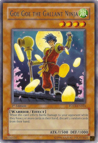Goe Goe the Gallant Ninja - Force of the Breaker YuGiOh trading card
