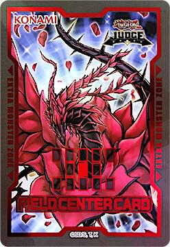 Official Judge Field Center Token: Black Rose Dragon - Judge Promotional Cards YuGiOh trading card