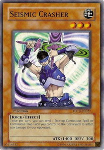 Seismic Crasher - Force of the Breaker (FOTB) #FOTB-EN027 - Common / Short Print YuGiOh Trading Card