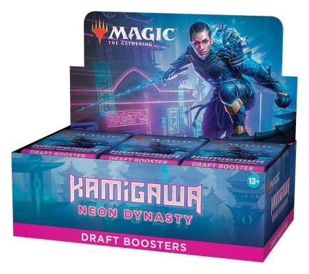 Kamigawa: Neon Dynasty - Draft Booster Box trading card from Kamigawa: Neon Dynasty Kamigawa: Neon Dynasty - Draft Booster Box - Kamigawa: Neon Dynasty Magic: The Gathering trading card