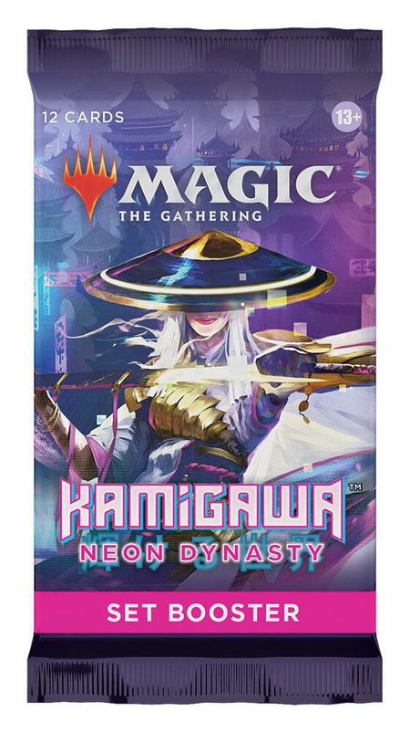 Kamigawa: Neon Dynasty - Set Booster Pack trading card from Kamigawa: Neon Dynasty Kamigawa: Neon Dynasty - Set Booster Pack - Kamigawa: Neon Dynasty Magic: The Gathering trading card