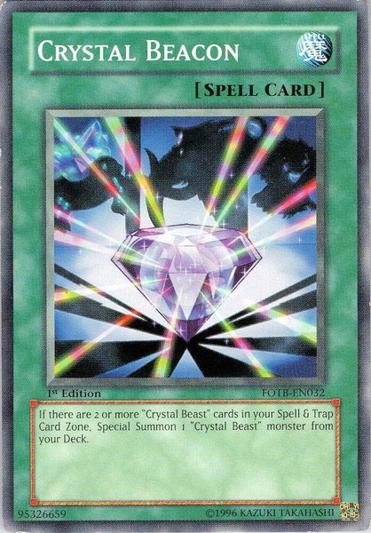 Crystal Beacon - Force of the Breaker YuGiOh trading card