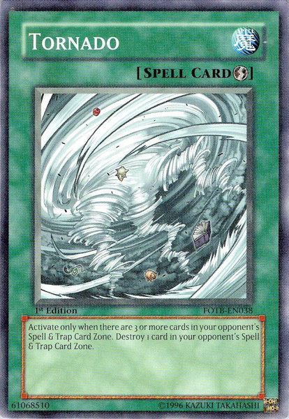 Tornado - Force of the Breaker YuGiOh trading card